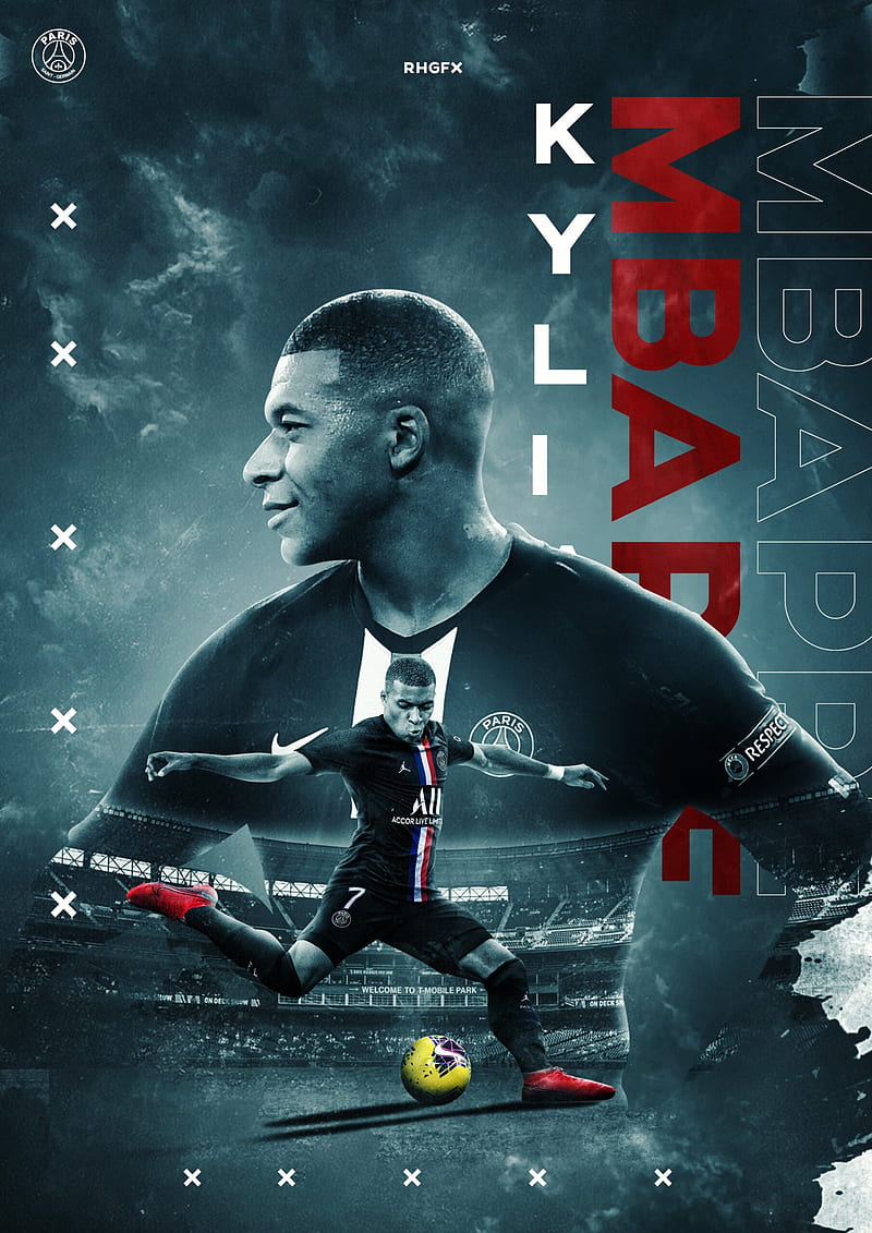 poster mbappe wallpaper 0034