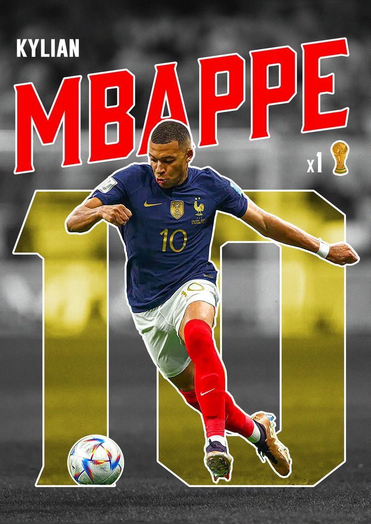 poster mbappe wallpaper 0080