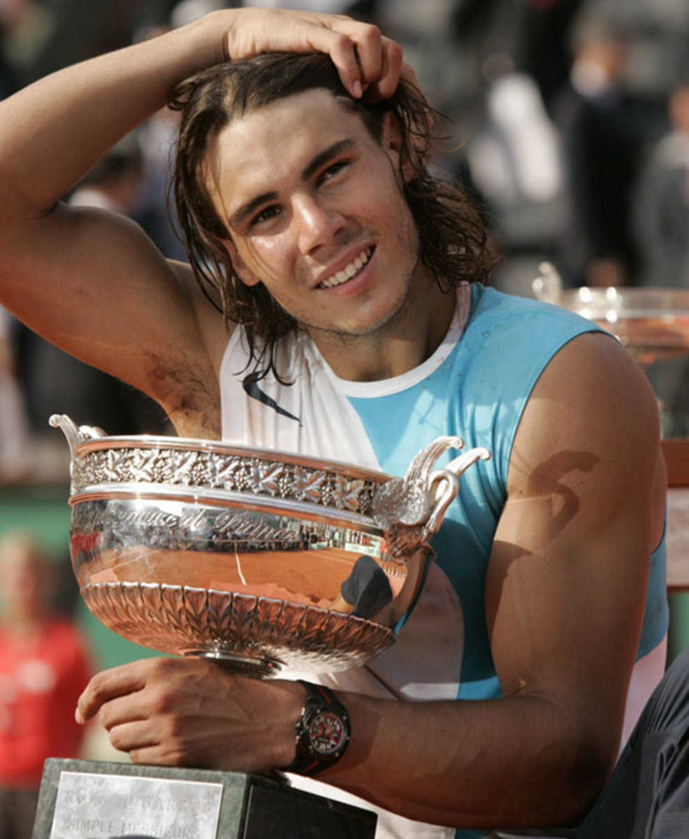 Rafael Nadal early career images