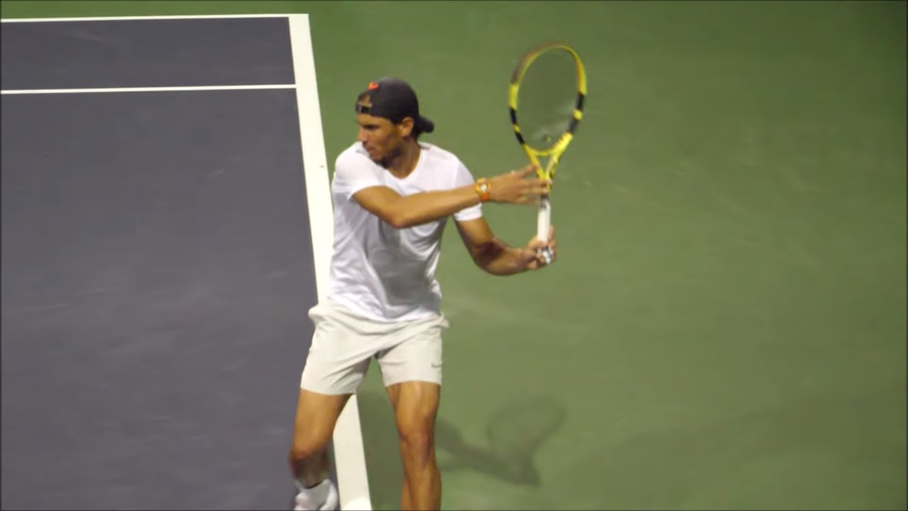 rafael nadal forehand drills