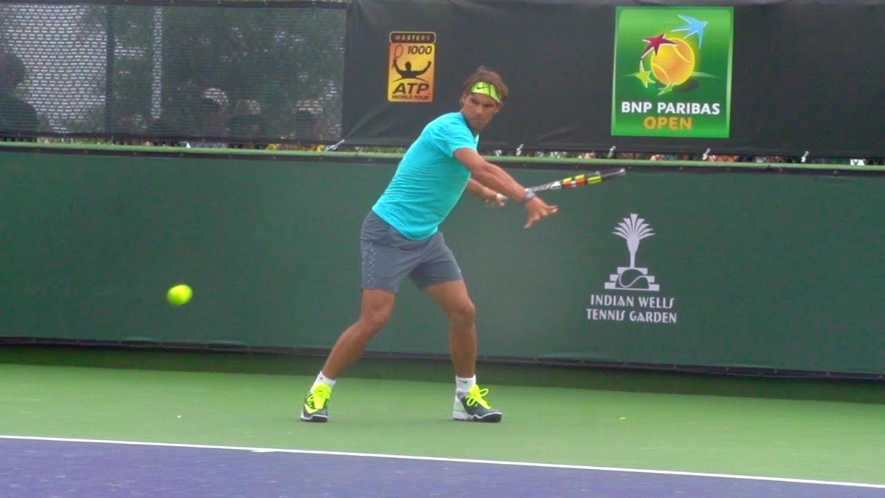 rafael nadal forehand speed