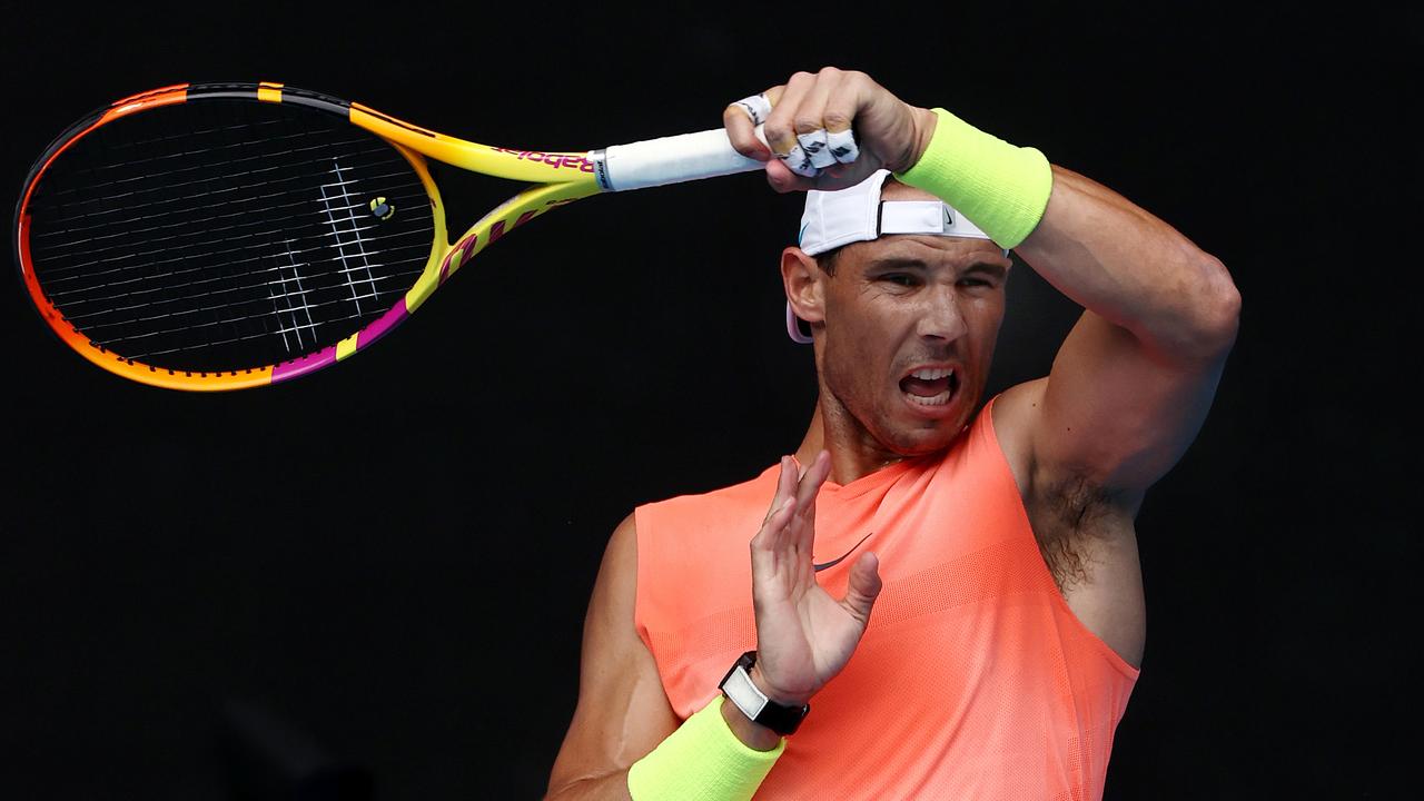 rafael nadal forehand swing