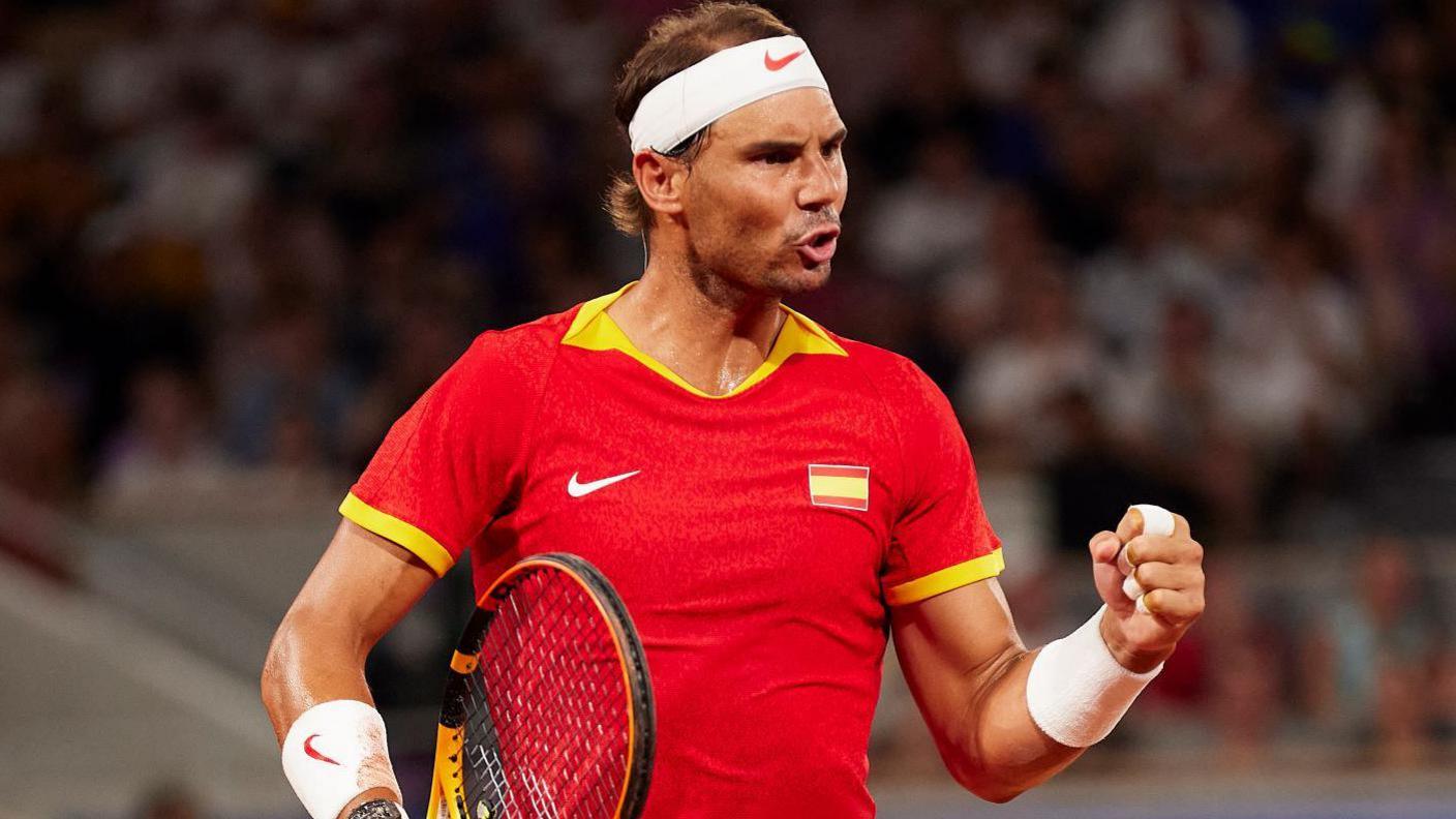 Rafael Nadal training photos