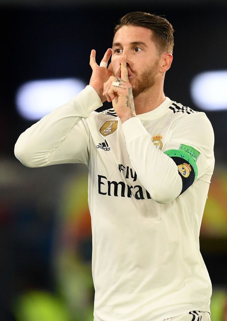 ramos passionate celebrations.