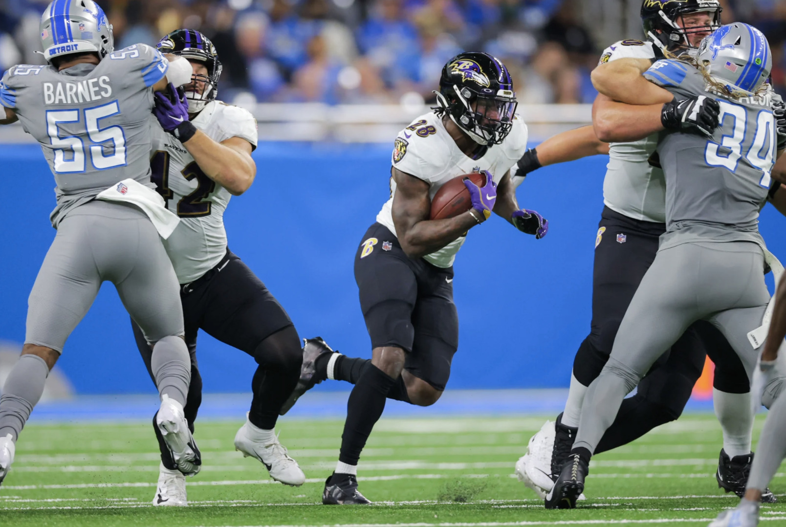 Ravens rushing attacks 2021