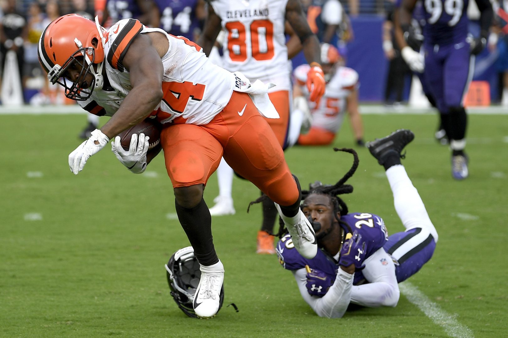 Ravens vs Browns memorable moments.