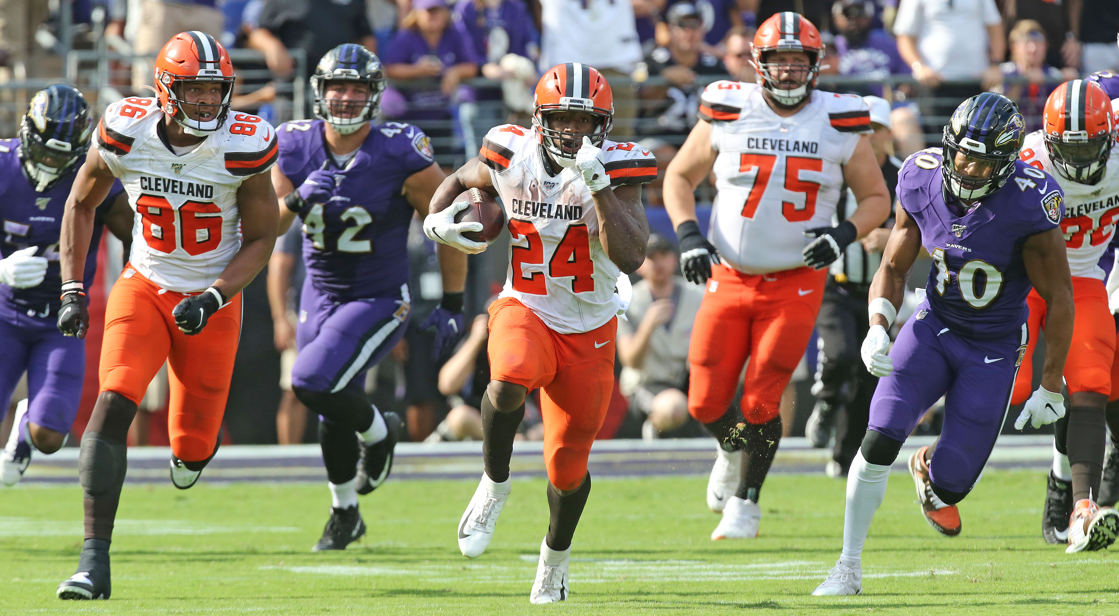 Ravens vs Browns rivalry history