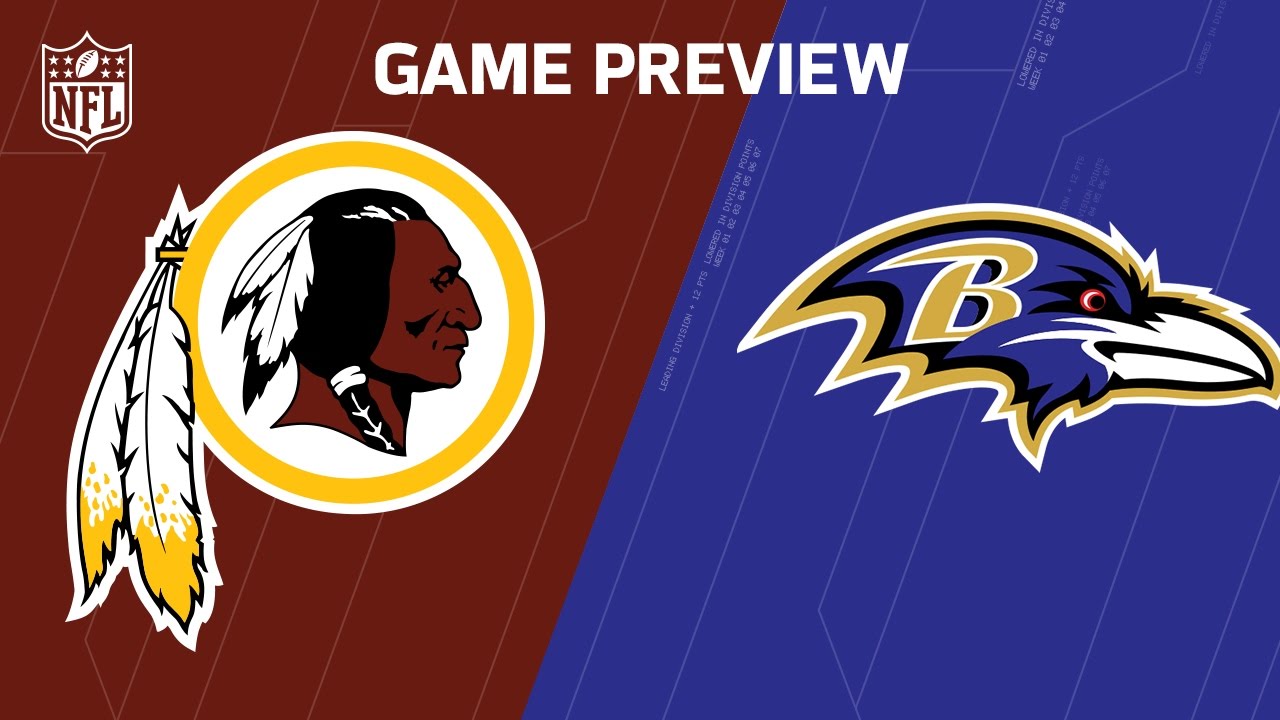 Ravens vs Redskins player matchups.
