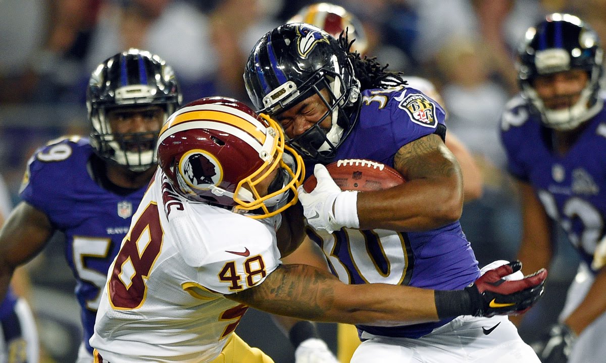 Ravens vs Redskins schedule