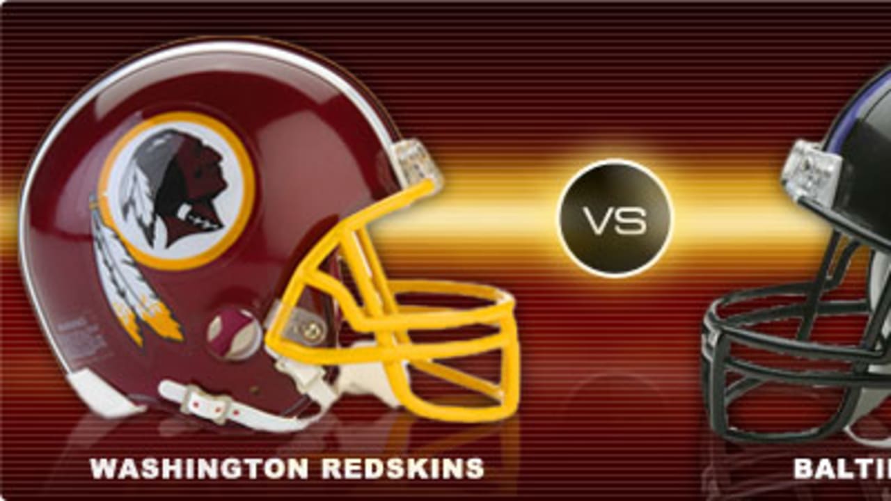 Ravens vs Redskins stats