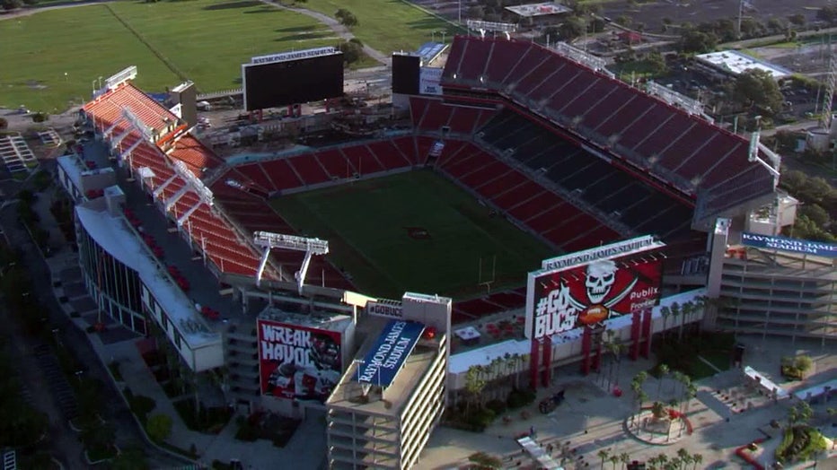 raymond james stadium aerial view 0038