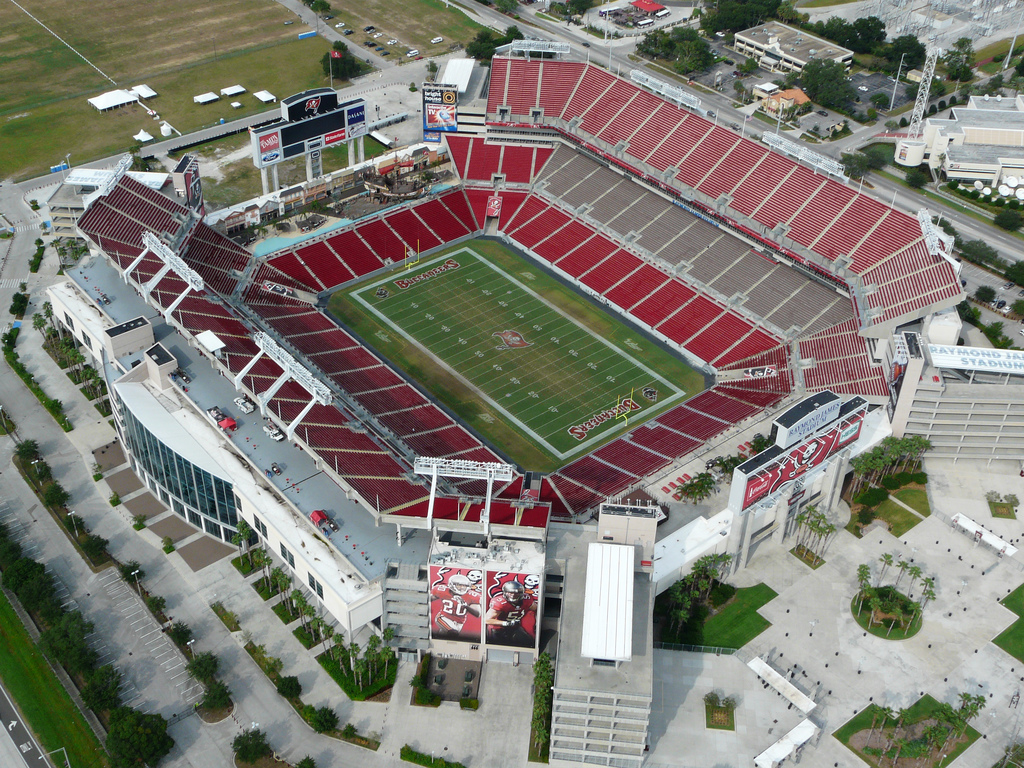 raymond james stadium aerial view 0046