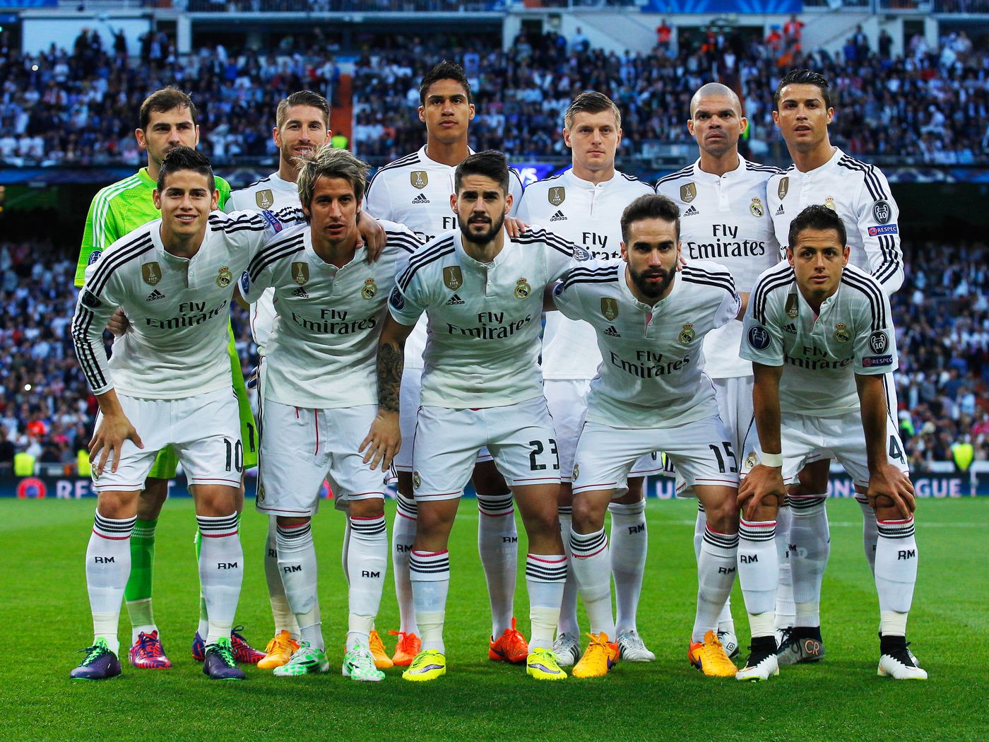 Real Madrid player statistics 2015