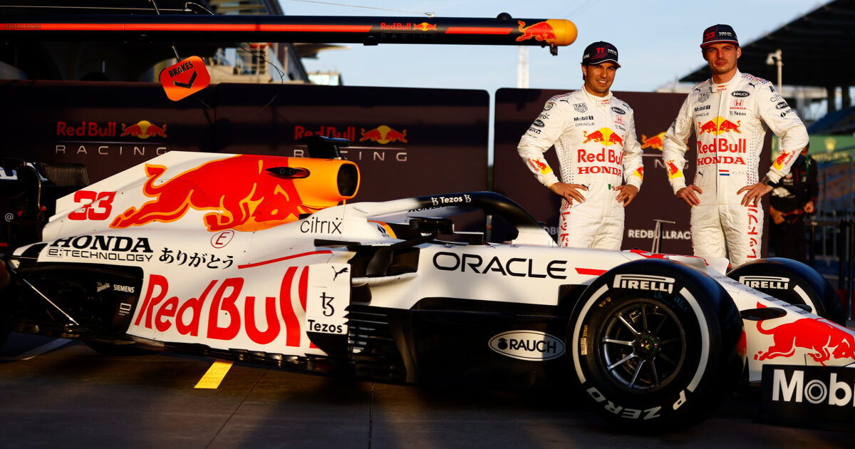 Red Bull branding in motorsport