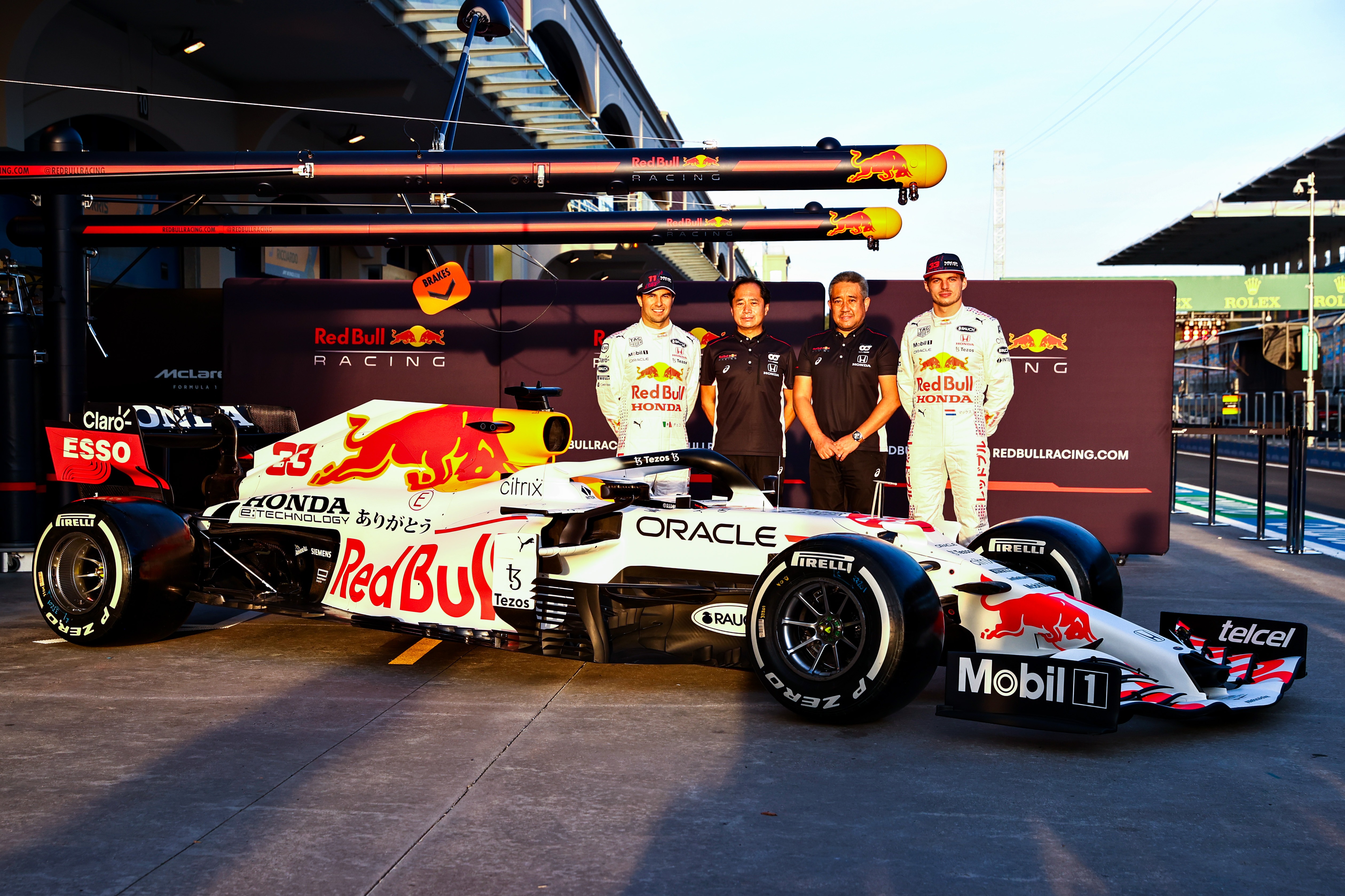 Red Bull car paint scheme