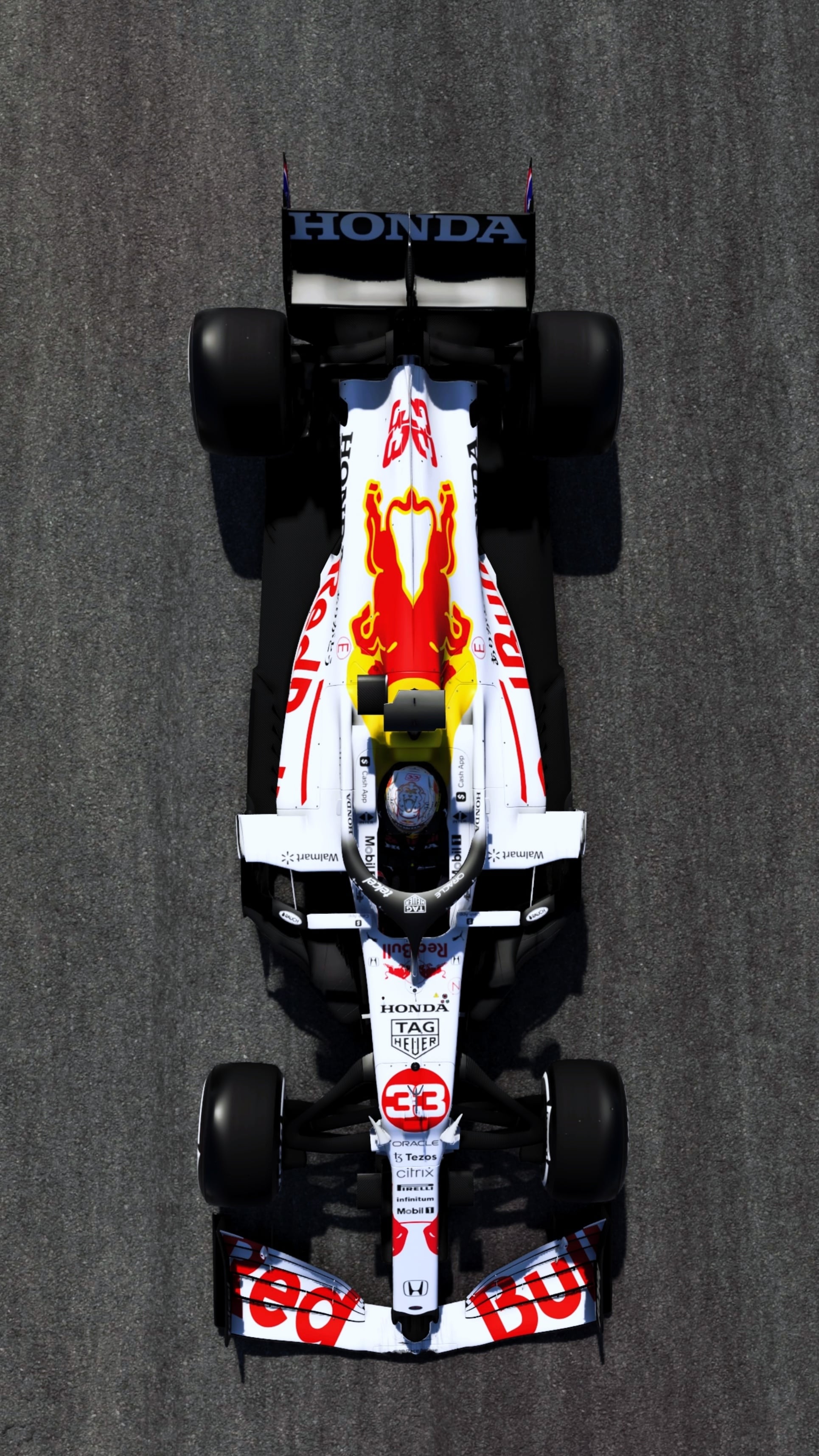 red bull f1 white livery 0016