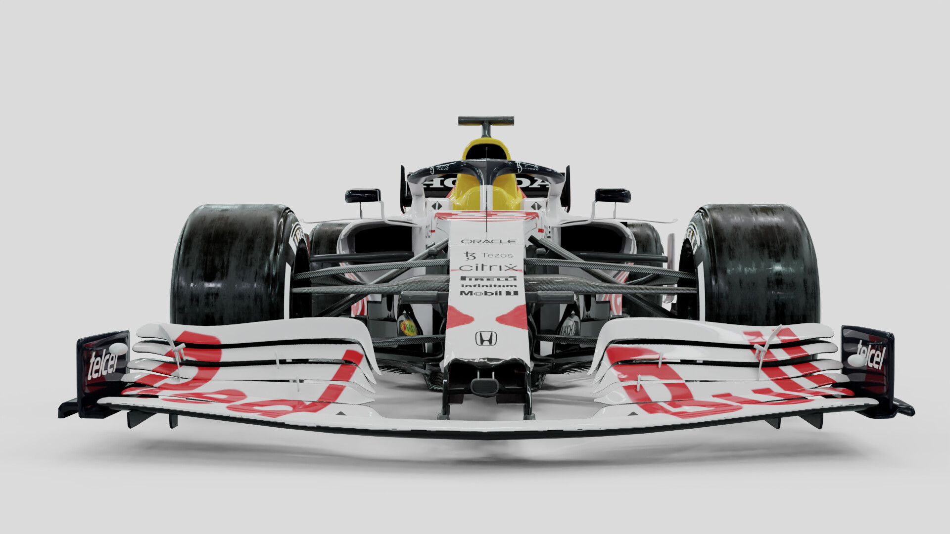 red bull f1 white livery 0025
