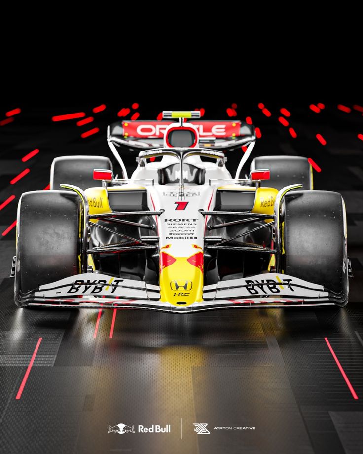 red bull f1 white livery 0048