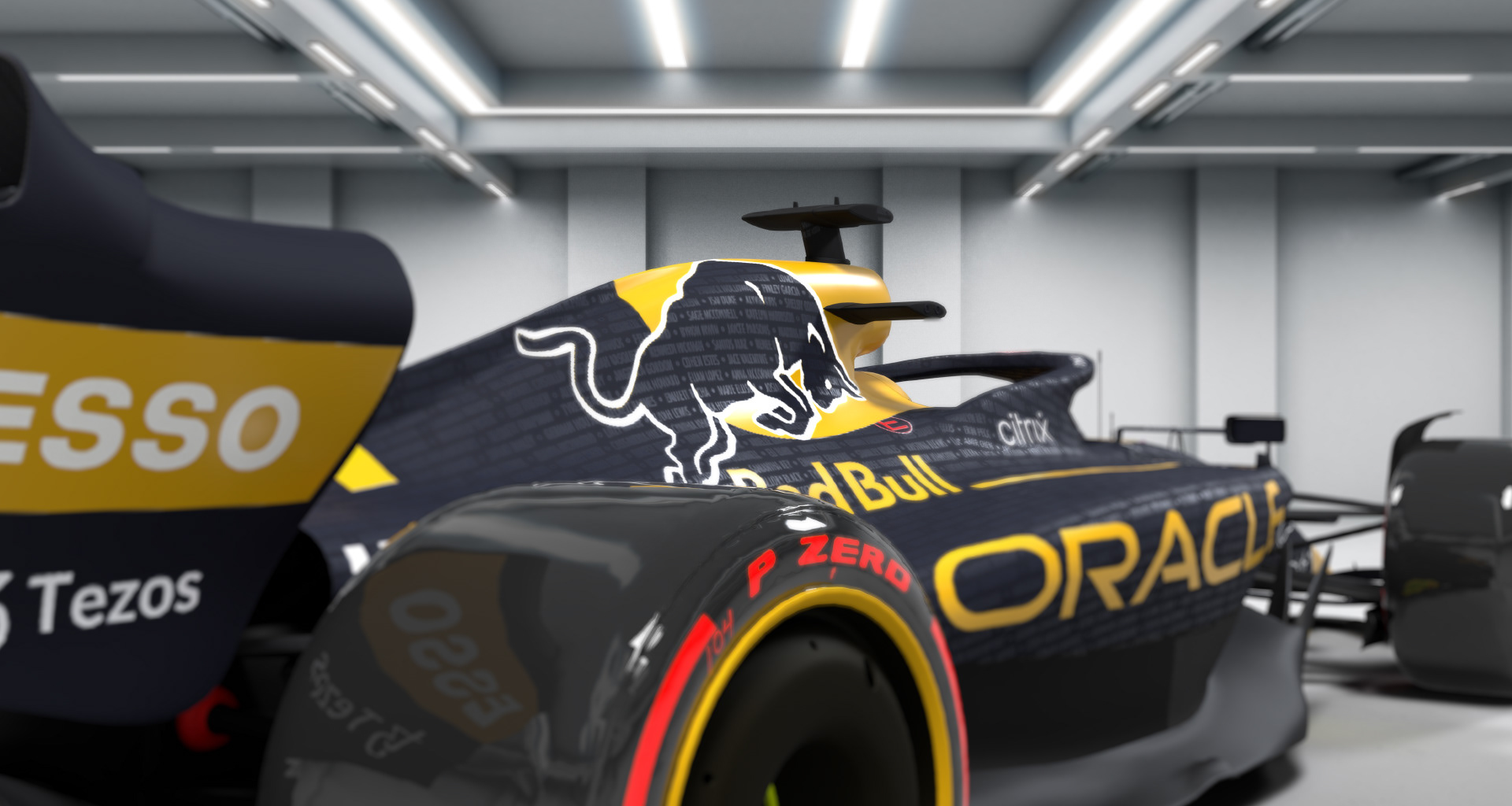 red bull f1 white livery 0049