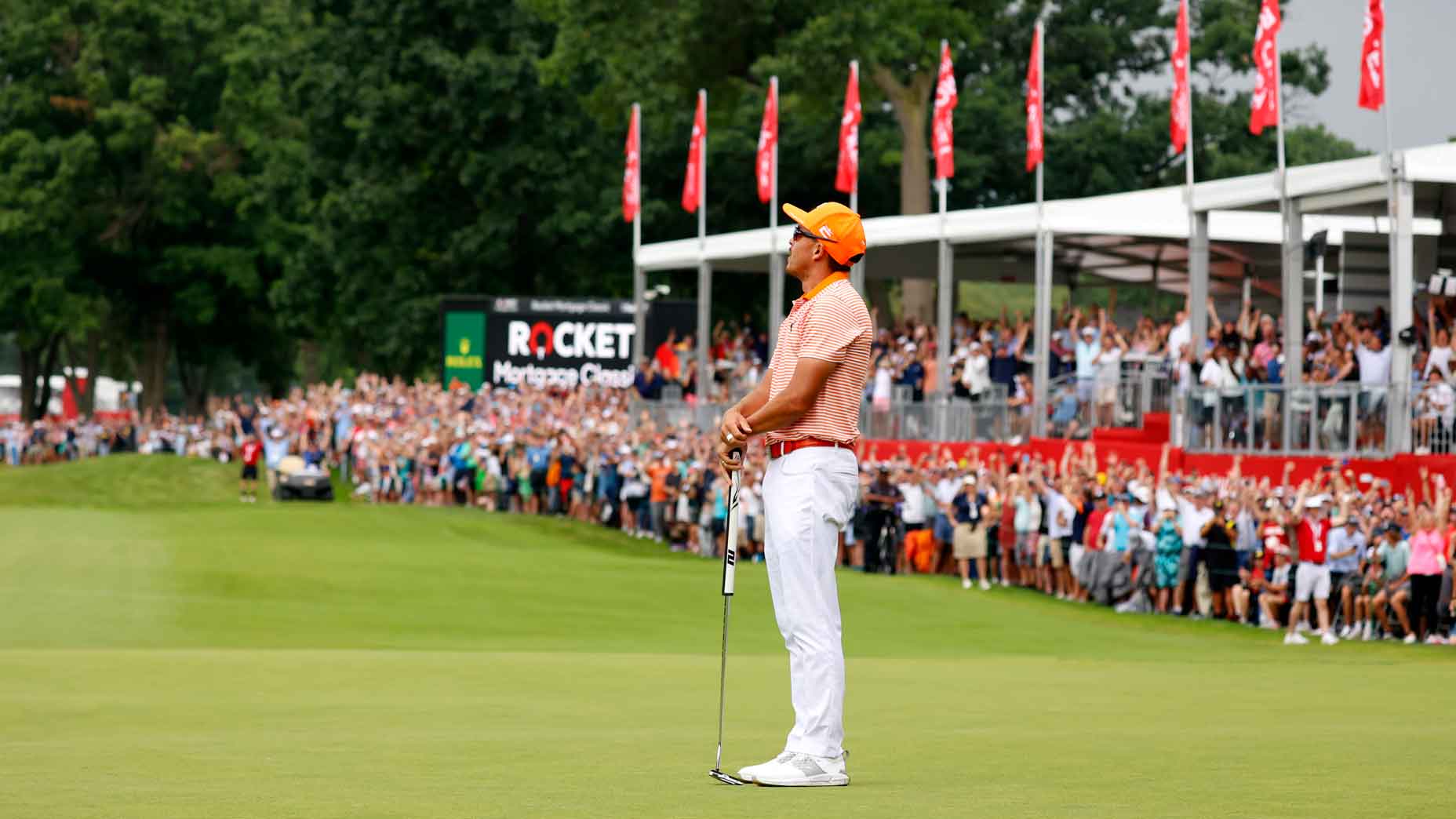 Rickie Fowler celebration moment