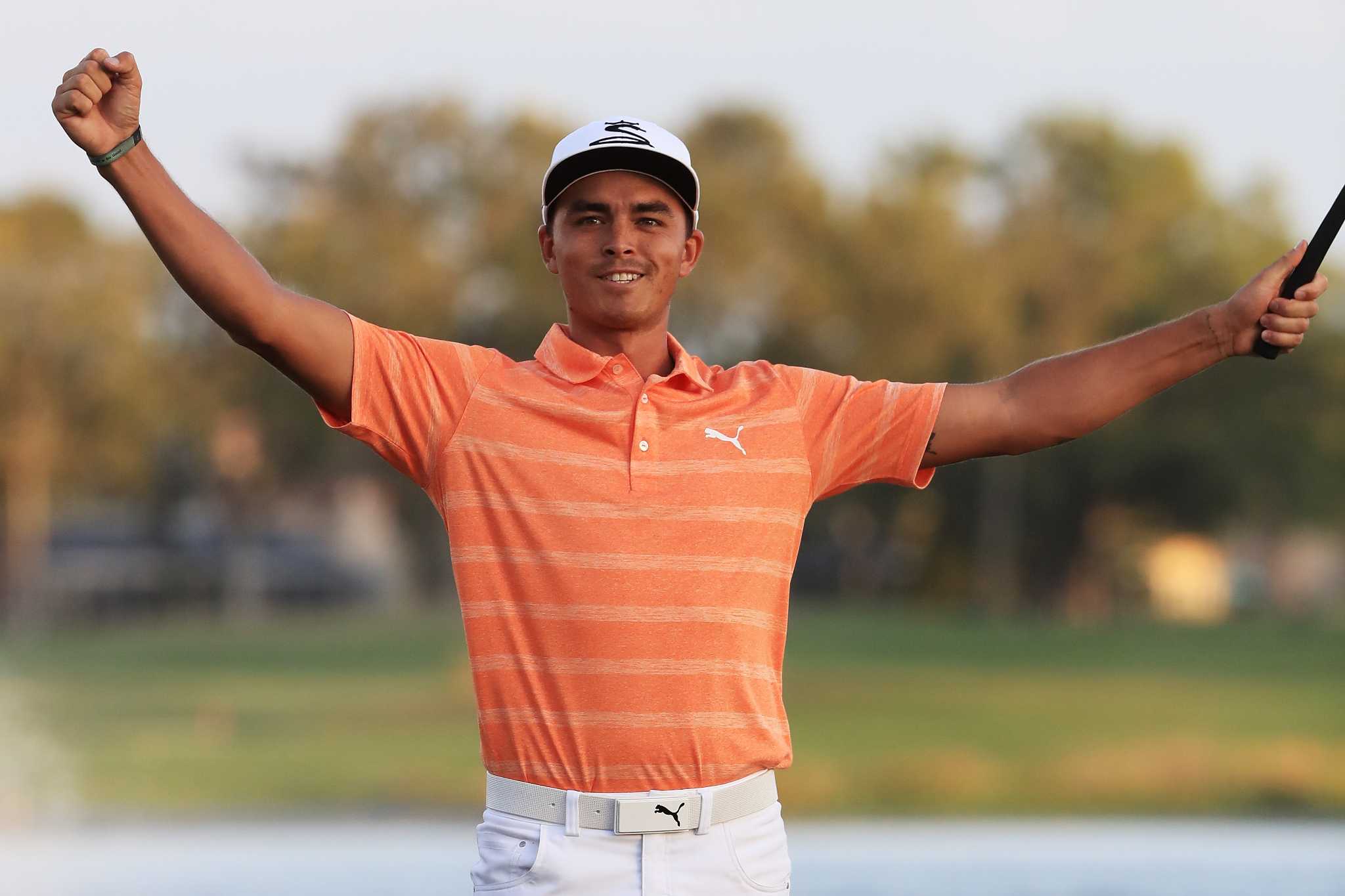 Rickie Fowler emotional celebration
