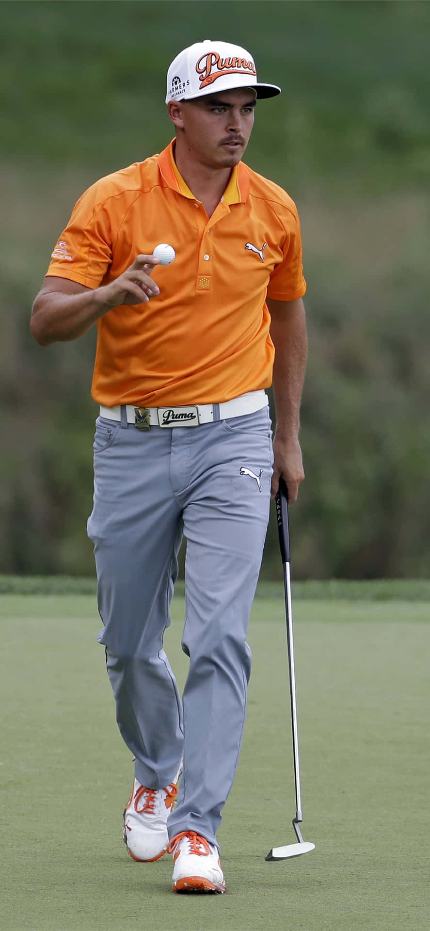 Rickie Fowler golf art