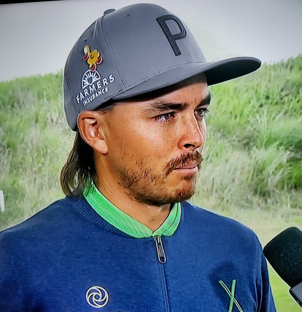 Rickie Fowler hair routine.
