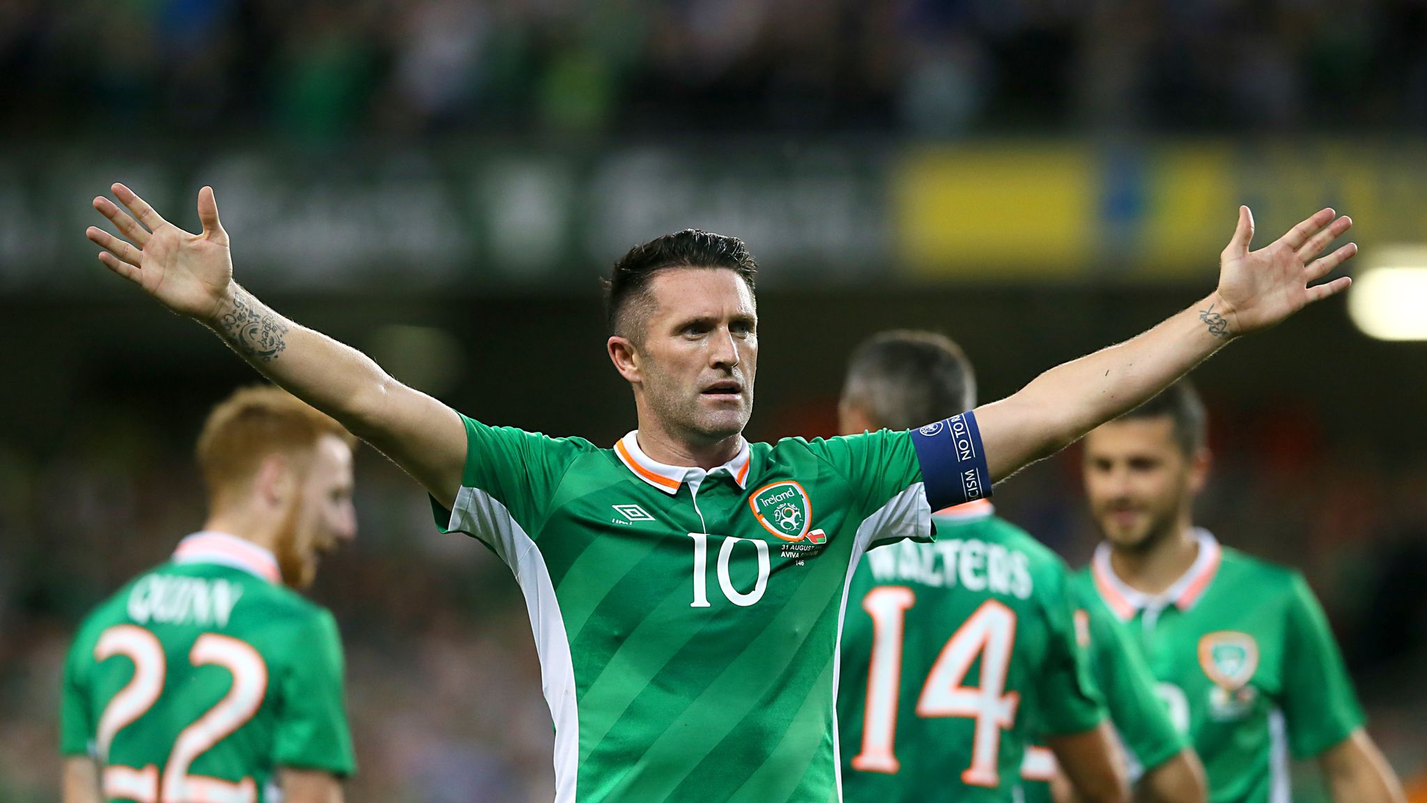 robbie keane celebration 0073