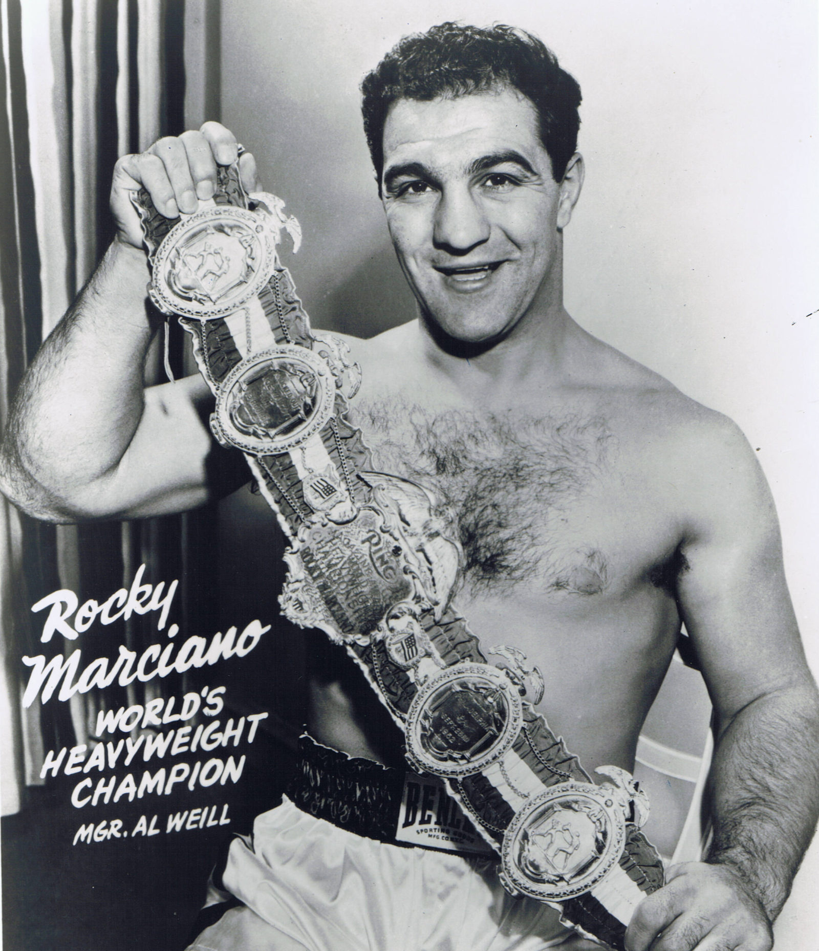 Rocky Marciano black and white photos