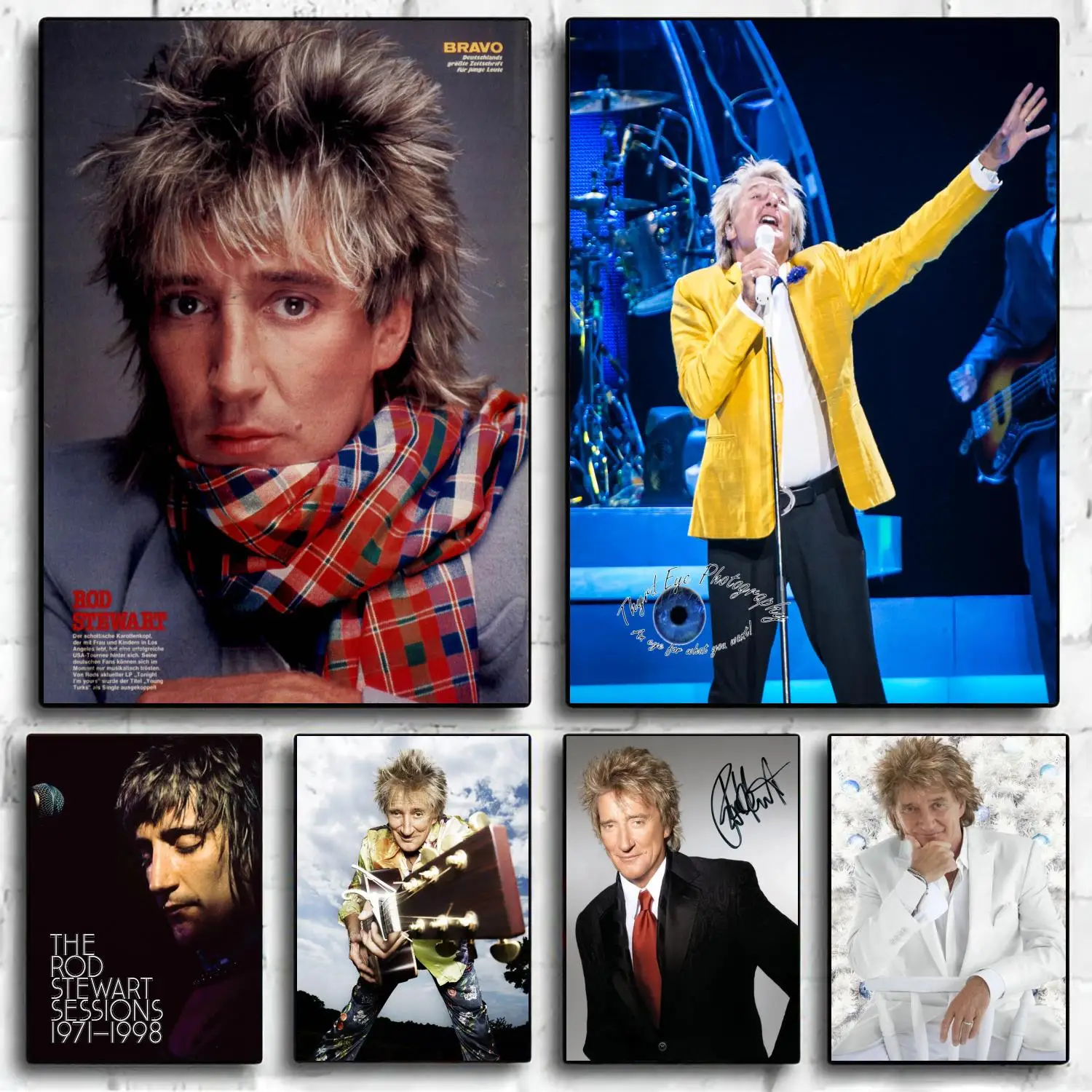 Rod Stewart album cover poster