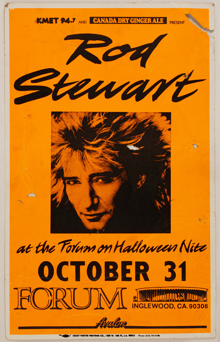 Rod Stewart vintage print