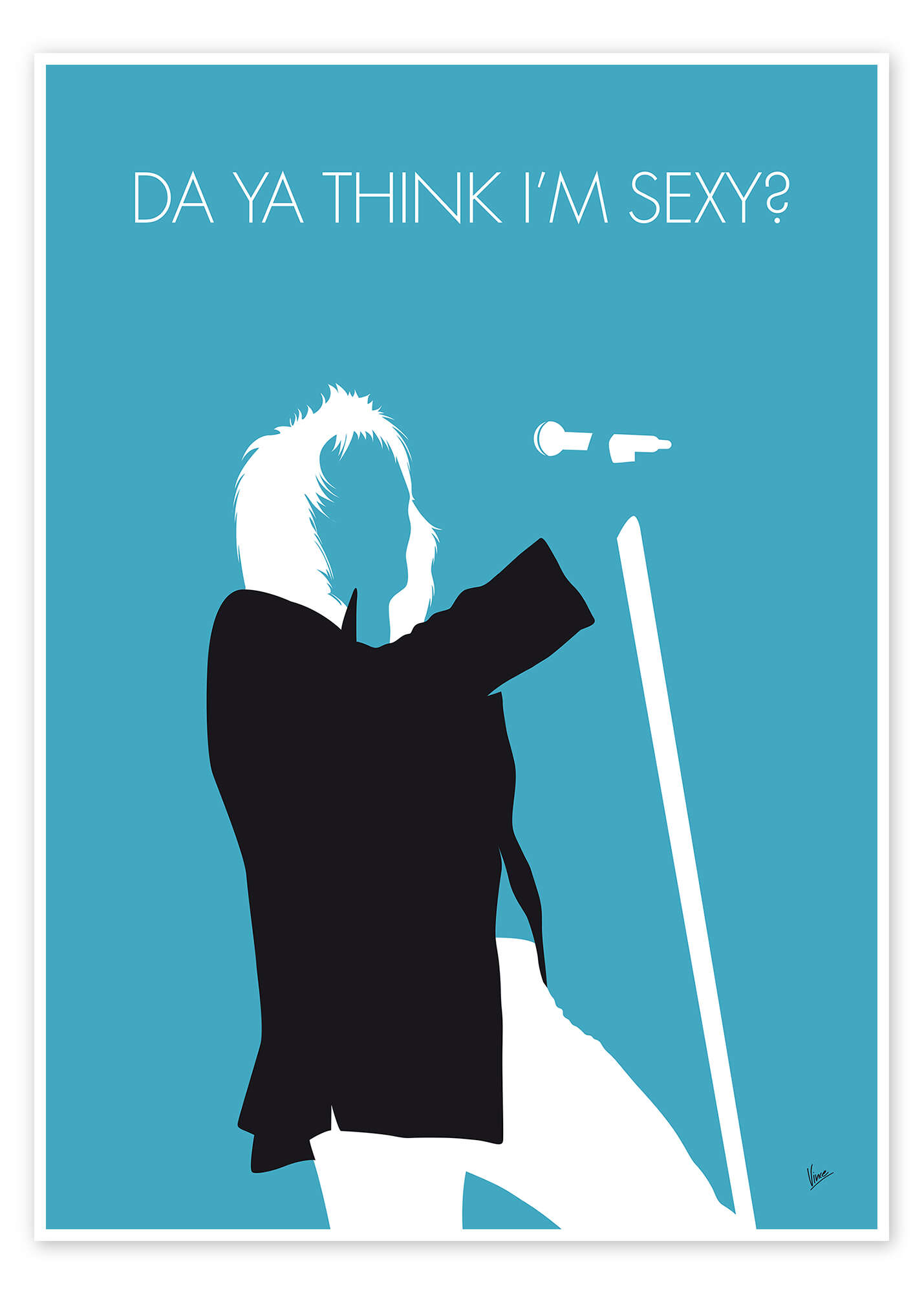 Rod Stewart wall decor