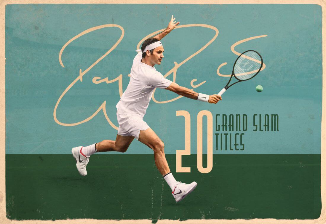 Roger Federer art