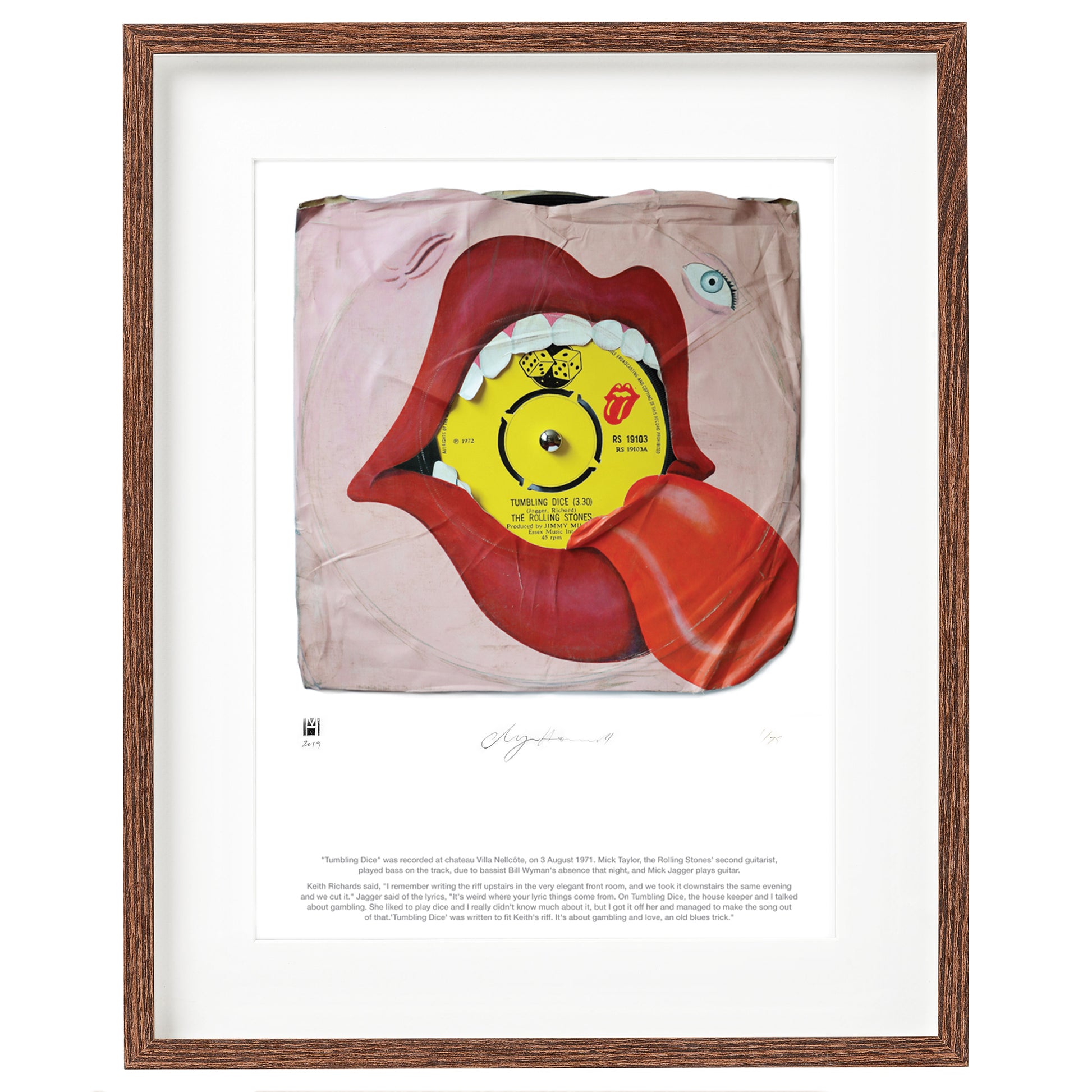 rolling stones print 0012