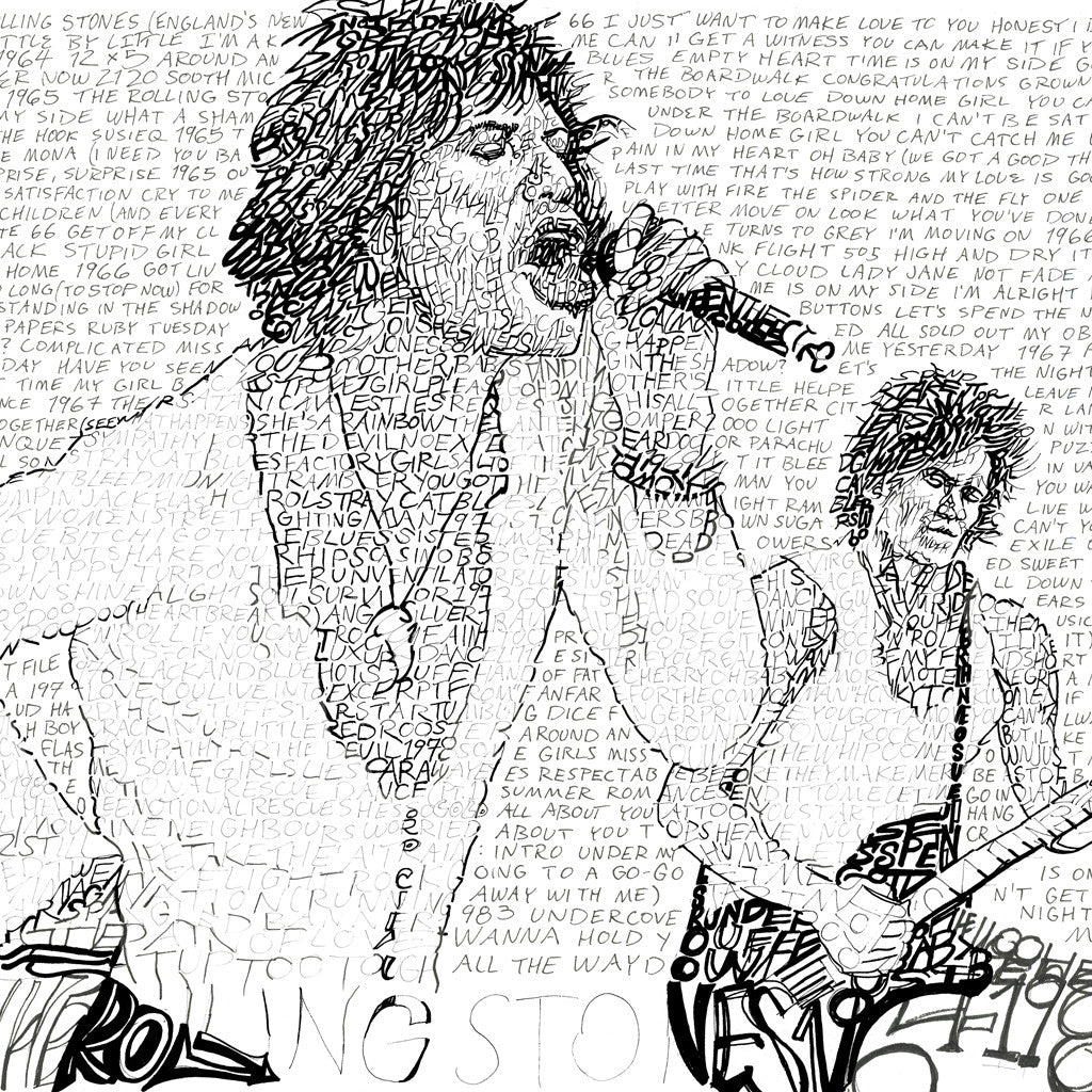 rolling stones print 0018