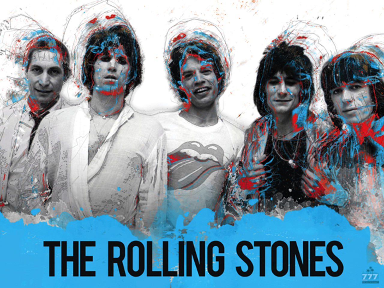 rolling stones print 0031