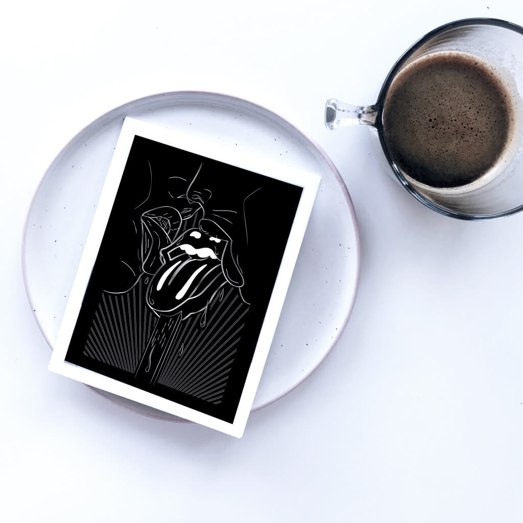 rolling stones print 0036