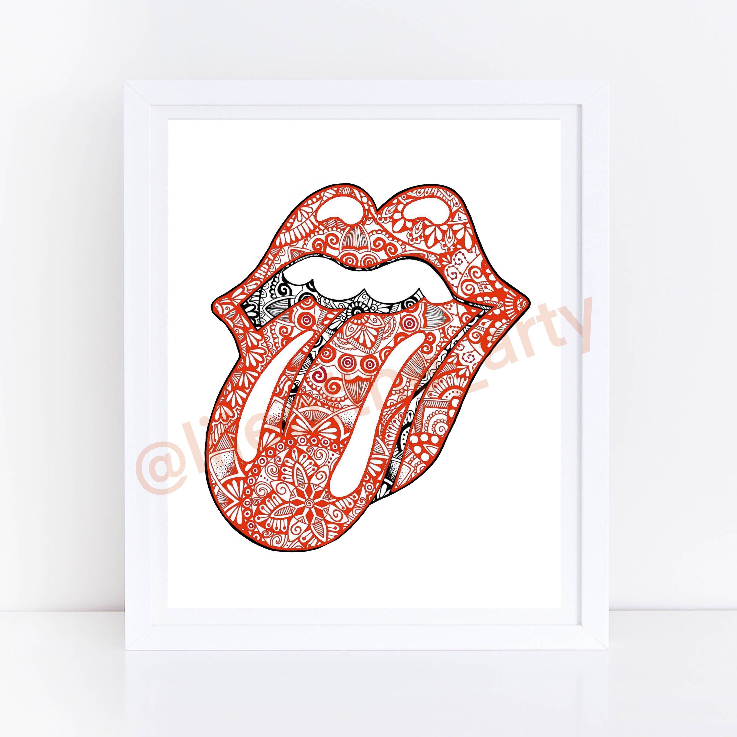 rolling stones print 0048