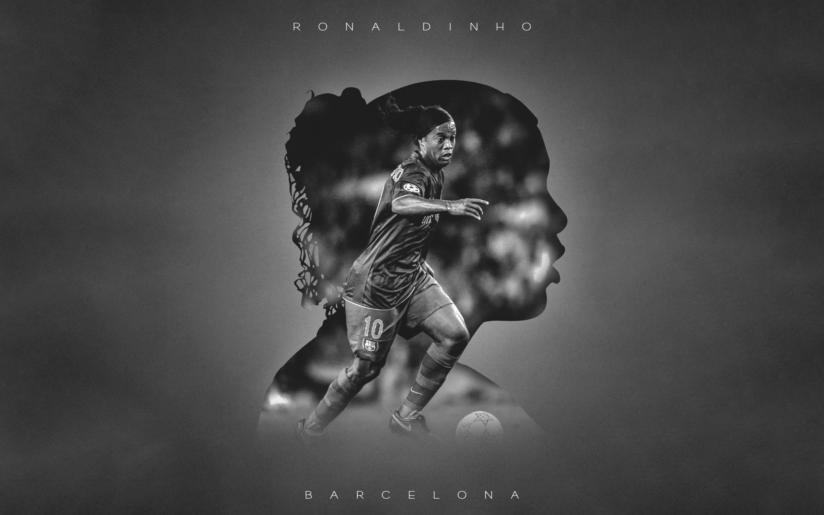 ronaldinho black and white 0011