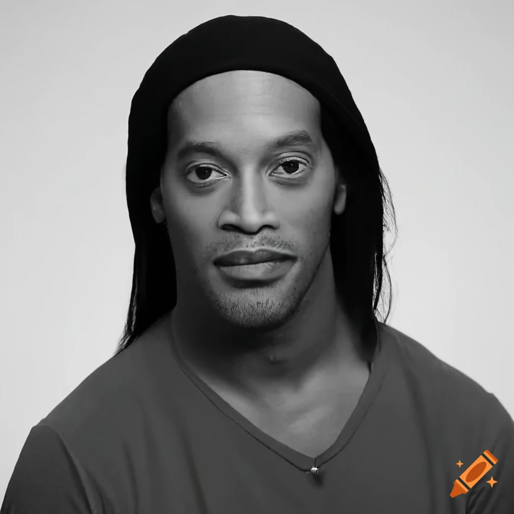 ronaldinho black and white 0044
