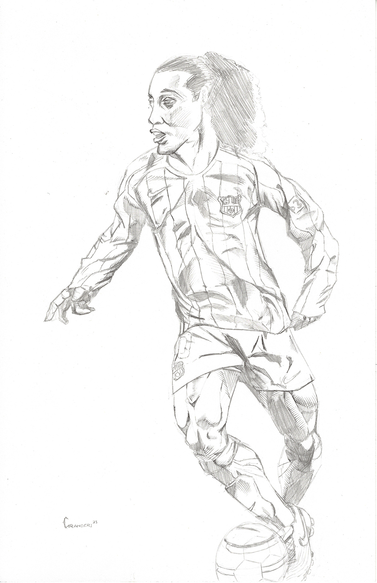 ronaldinho black and white 0047