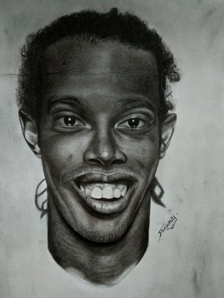 ronaldinho black and white 0050