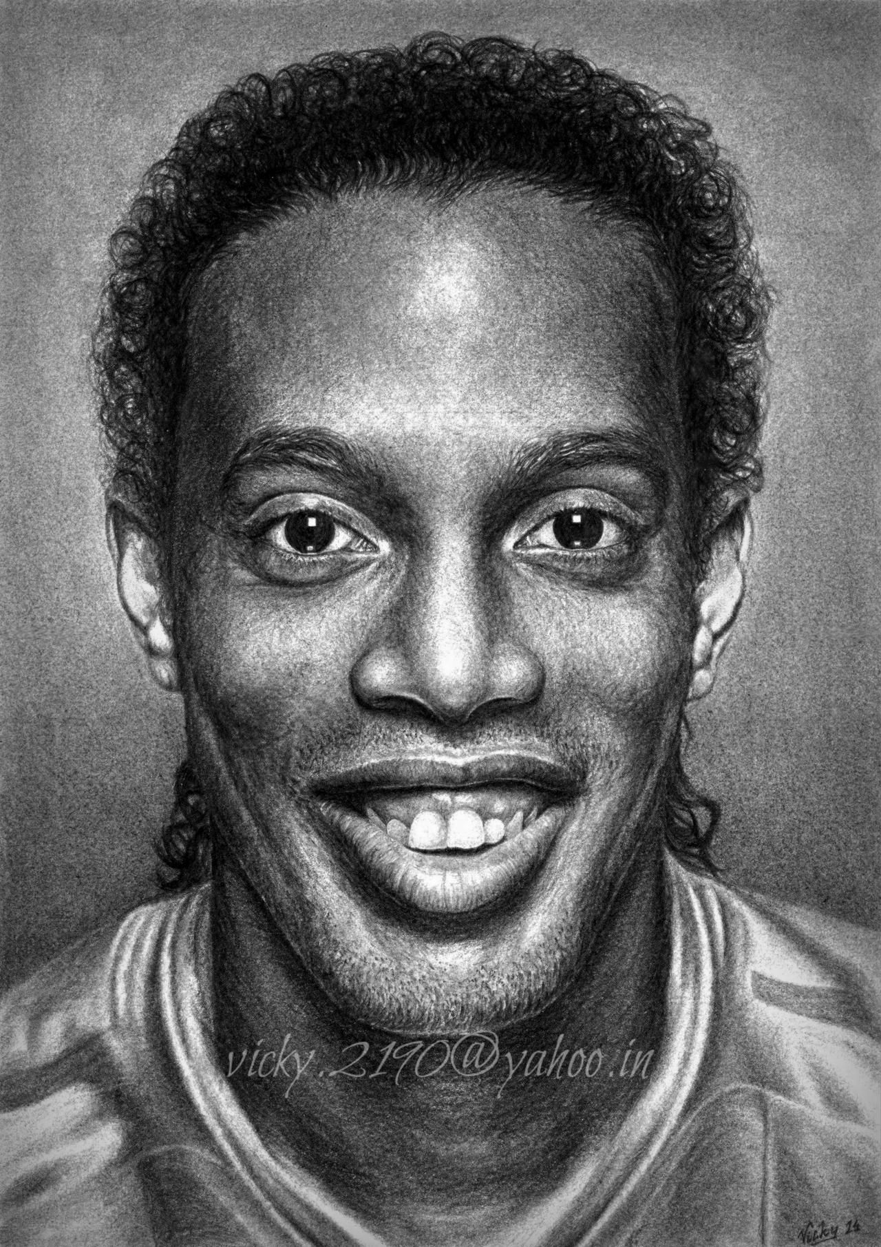 ronaldinho black and white 0051