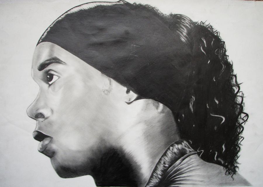 ronaldinho black and white 0055