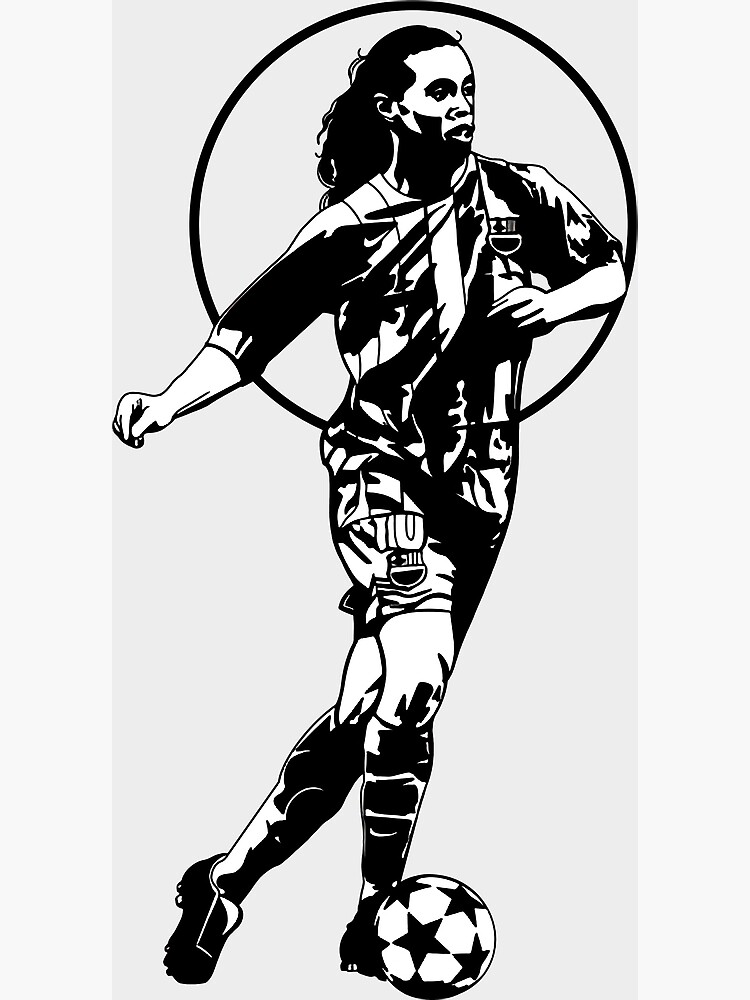 ronaldinho emotions captured in black and white