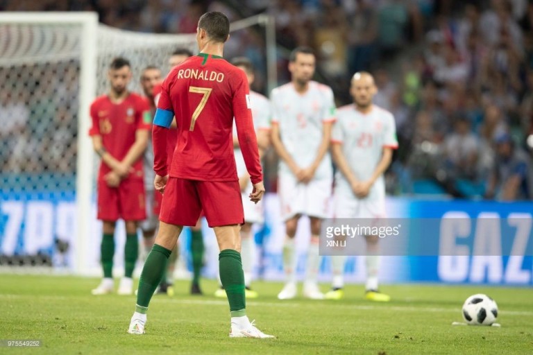 ronaldo 2018 world cup free kick 0087