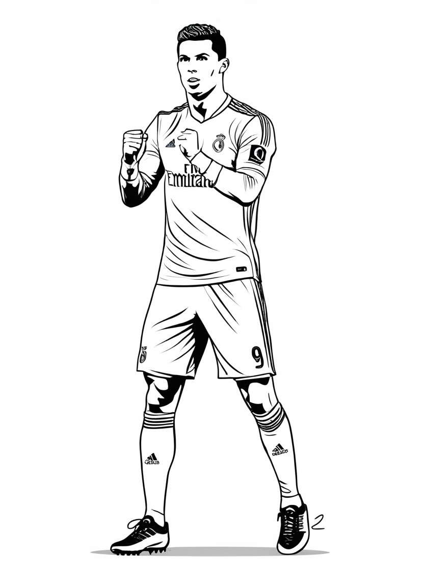 ronaldo doing his celebration 0038