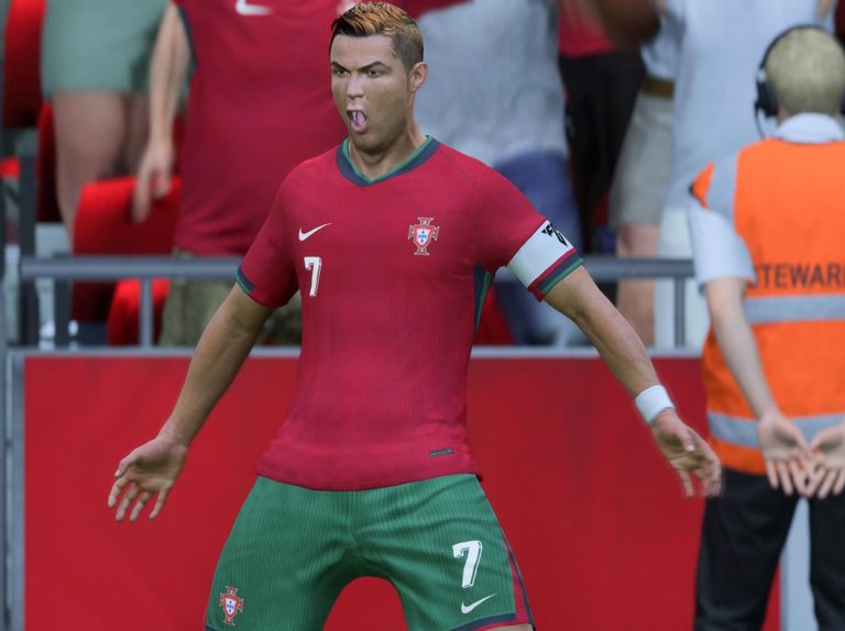 ronaldo doing his celebration 0040