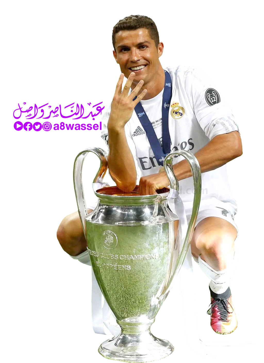 ronaldo with champions league trophy 0024