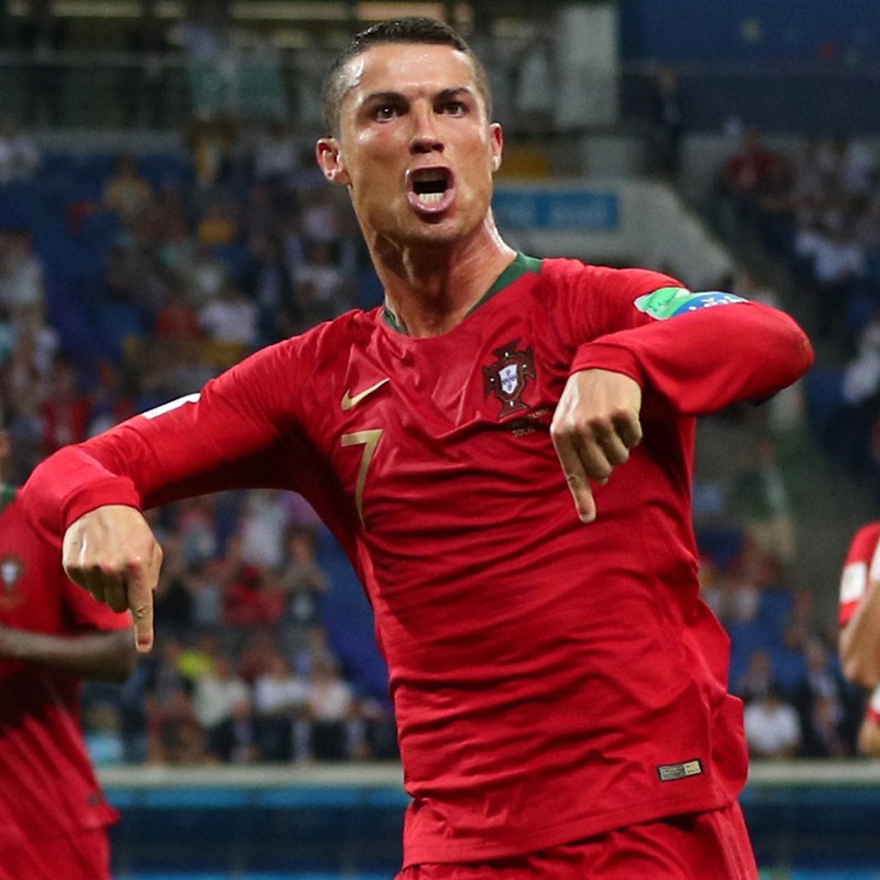Ronaldo's free kick stats.